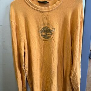 Timberland Mustard Long Sleeve Tee large euc